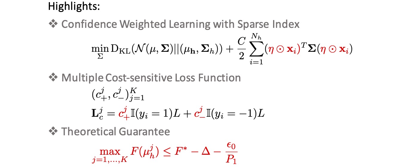 Adaptive Sparse Confidence-Weighted Learning for Online Feature Selection